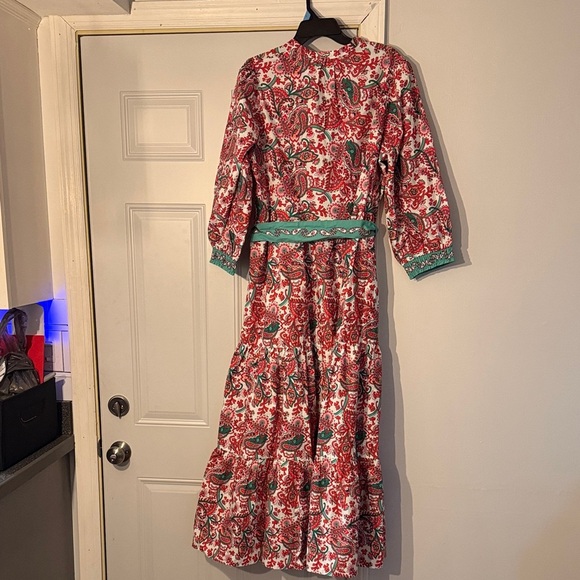 NWT Boden Multicolor Floral Patterned Maxi Dress - size 16 spring Easter - Picture 3 of 6